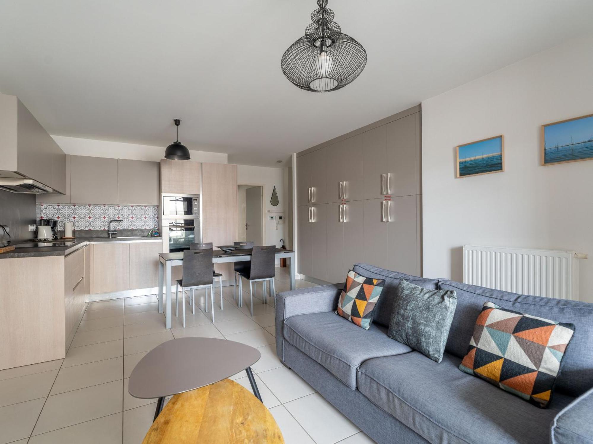 Appartement Central A Arcachon Avec 2 Chambres, Parking Prive Et Proche Plages - Fr-1-319-16 Eksteriør billede